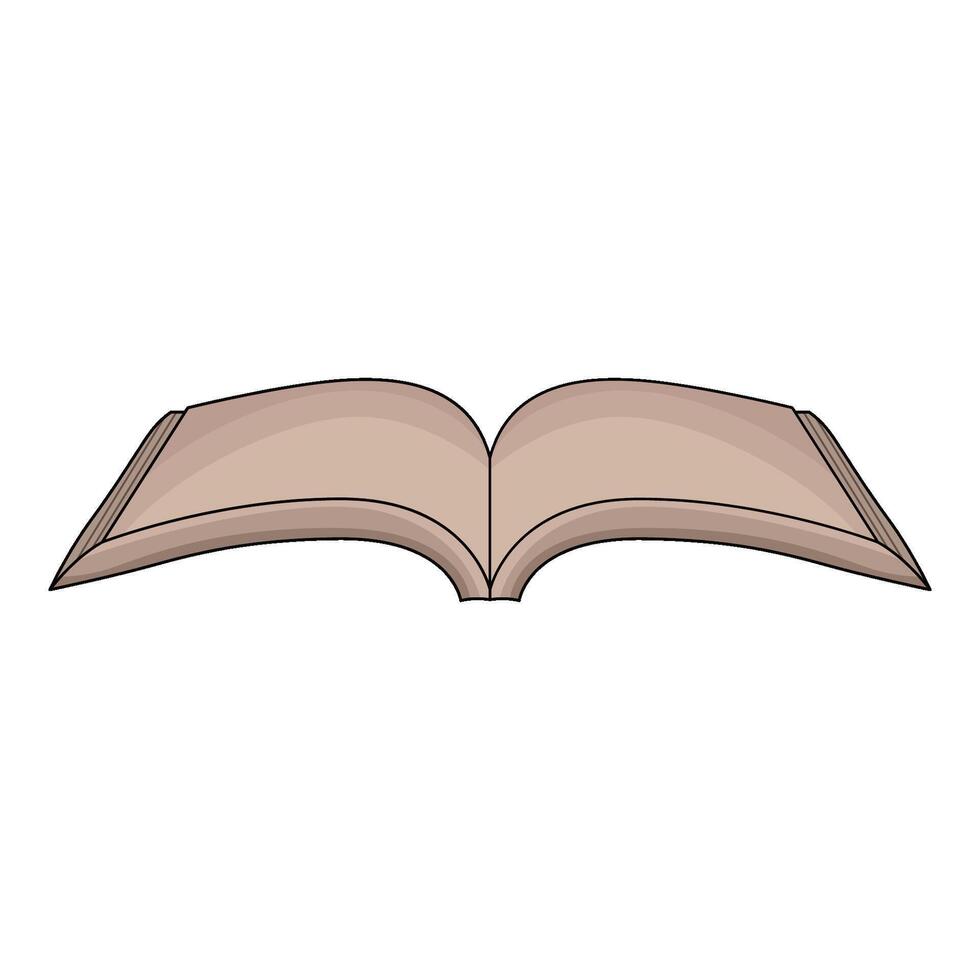 illustration of Open Book vector