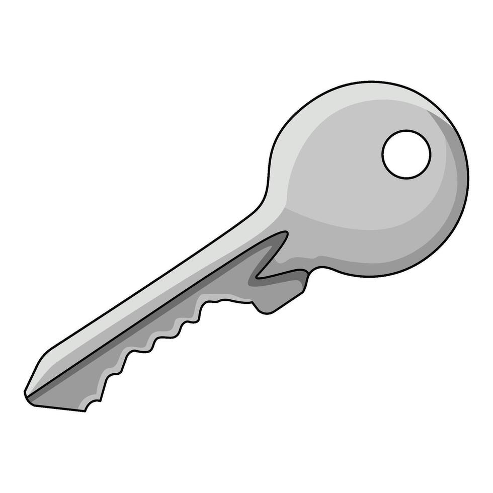 illustration of key vector