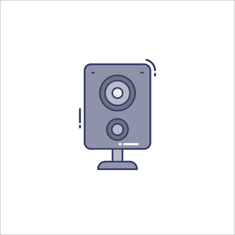 A speaker icon on a white background vector