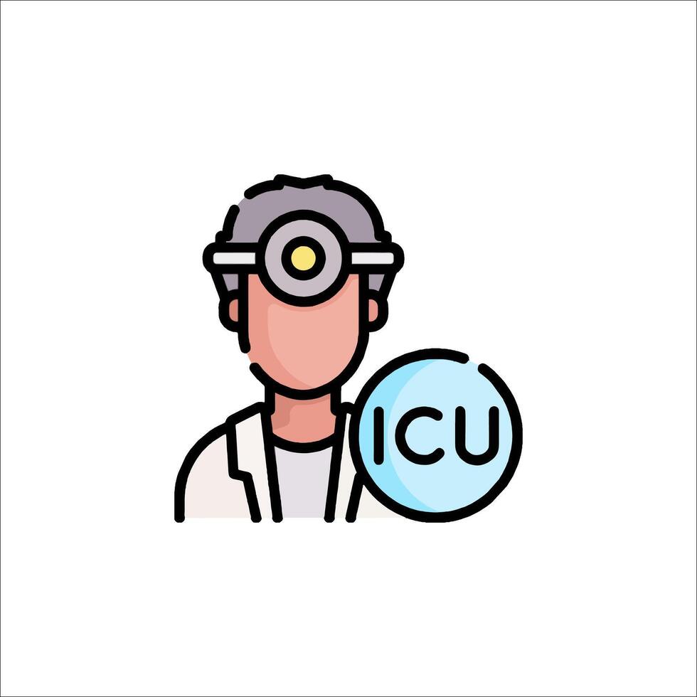 Icu icon illustration vector