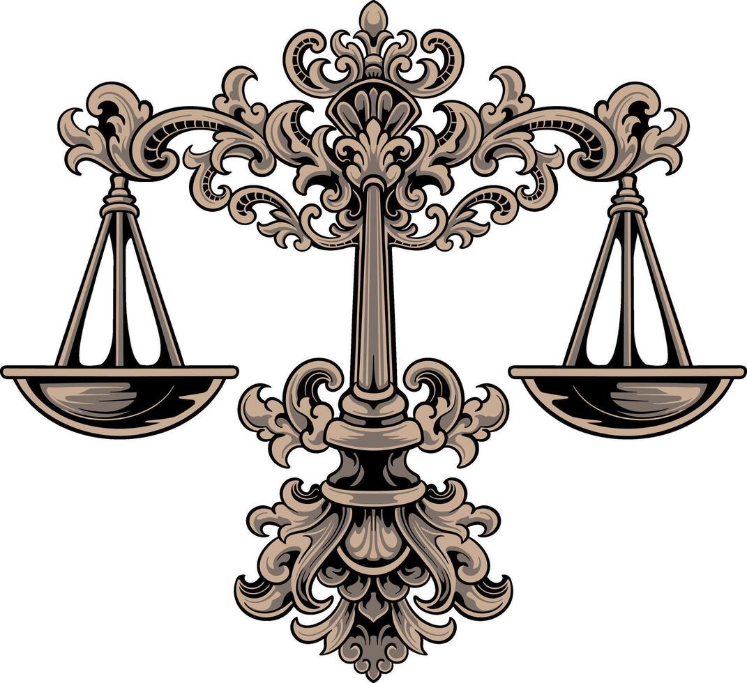 libra zodiac illustration vector