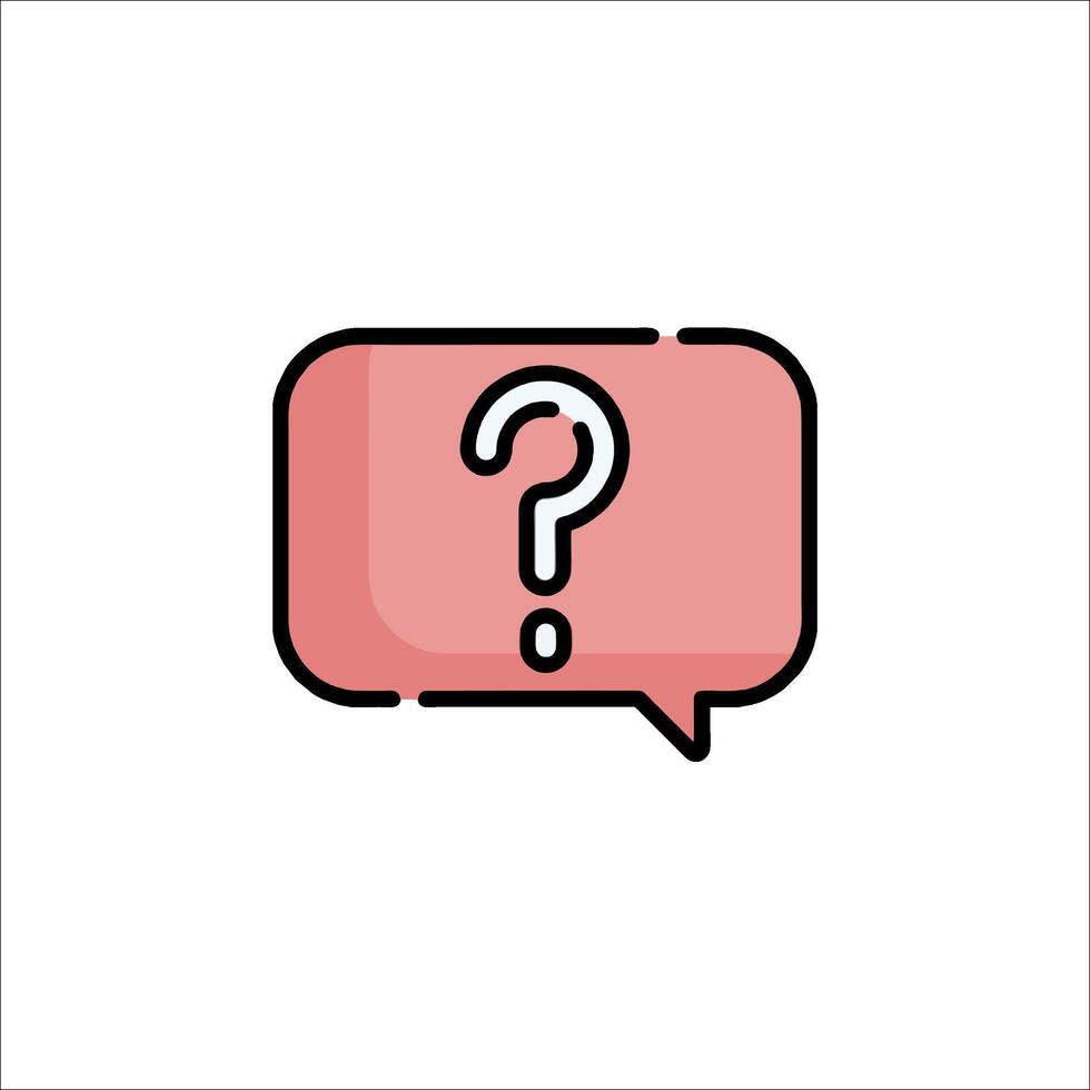Question mark icon illustration vector