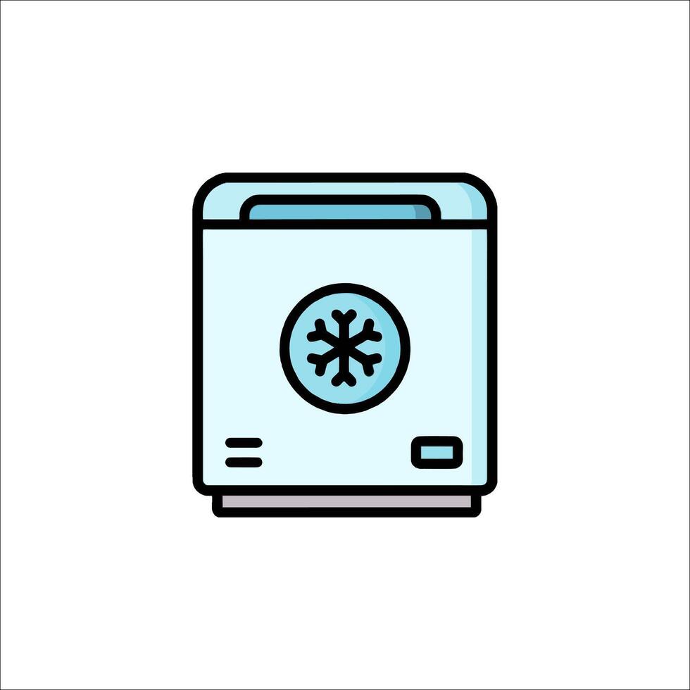 A washing machine icon on a white background vector