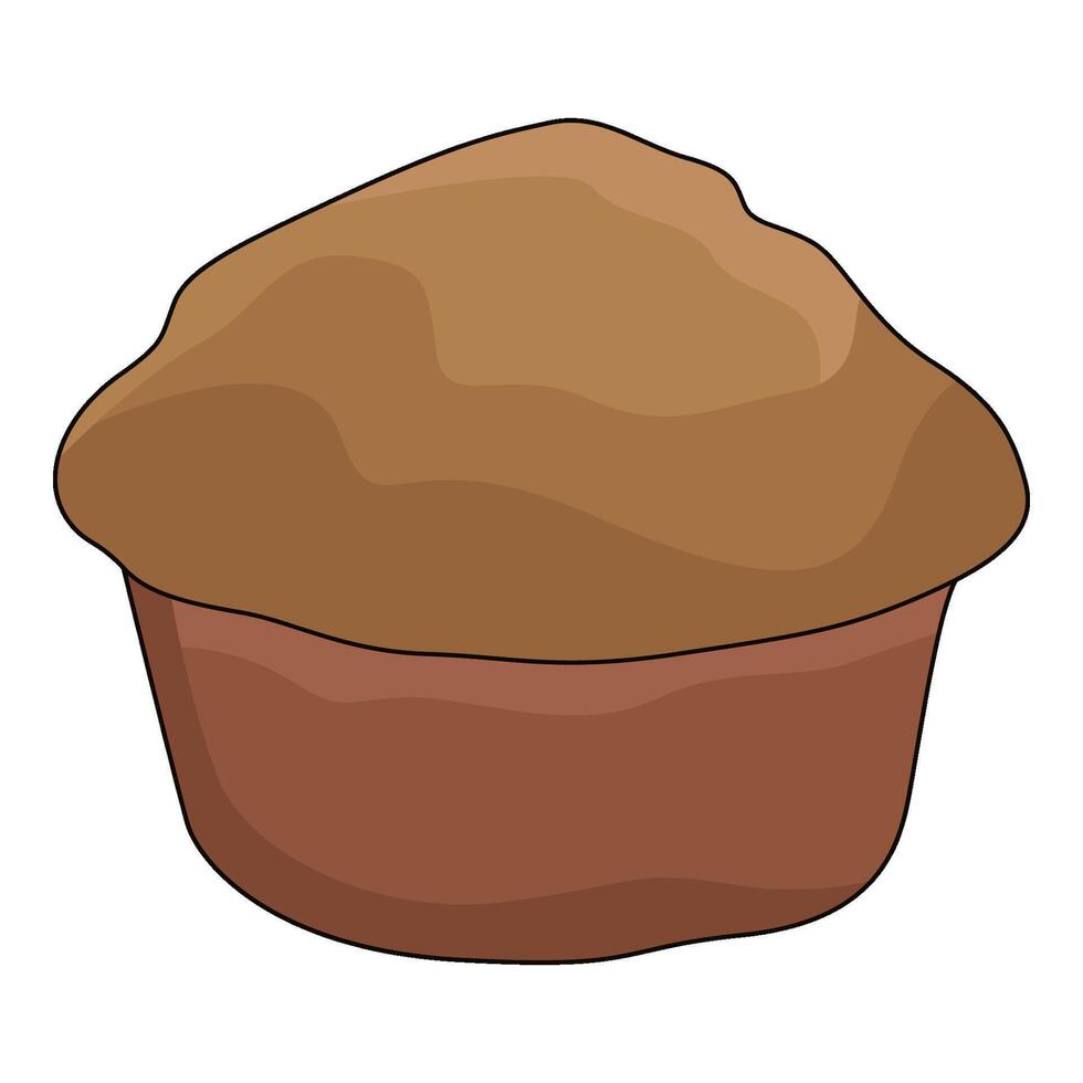 illustration of muffin vector