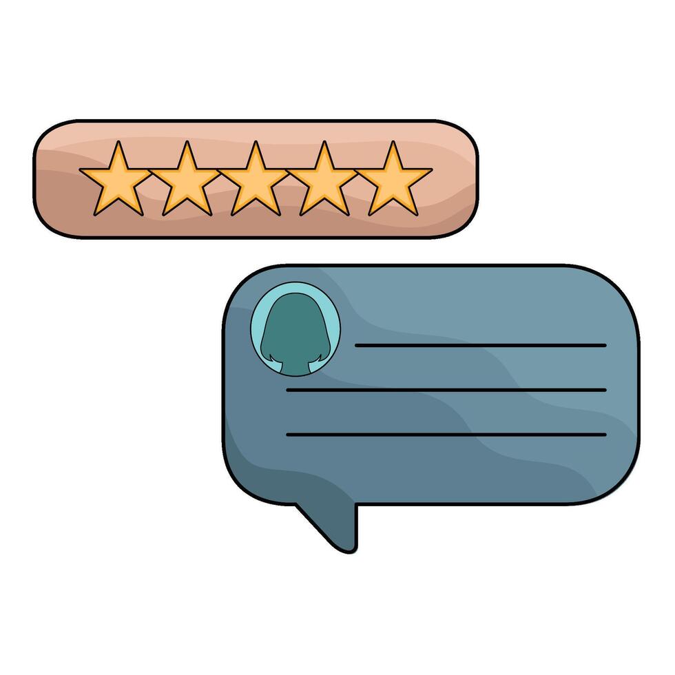 illustration of Customer Feedback vector