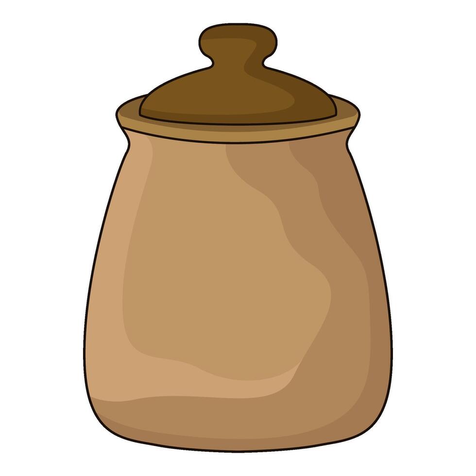 illustration of Sugar Jar vector