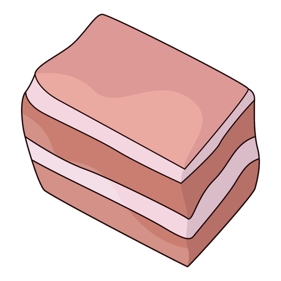 illustration of Strawberry Cake vector
