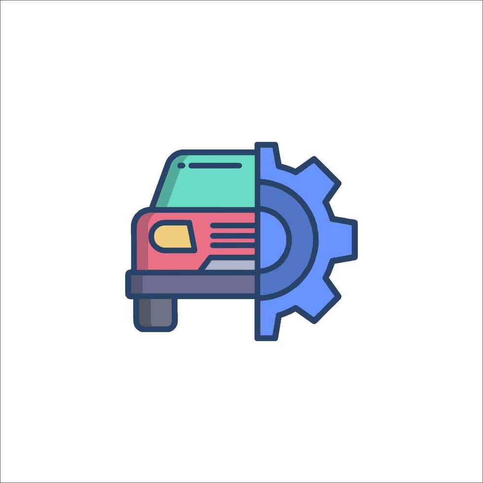 Car repair icon vector