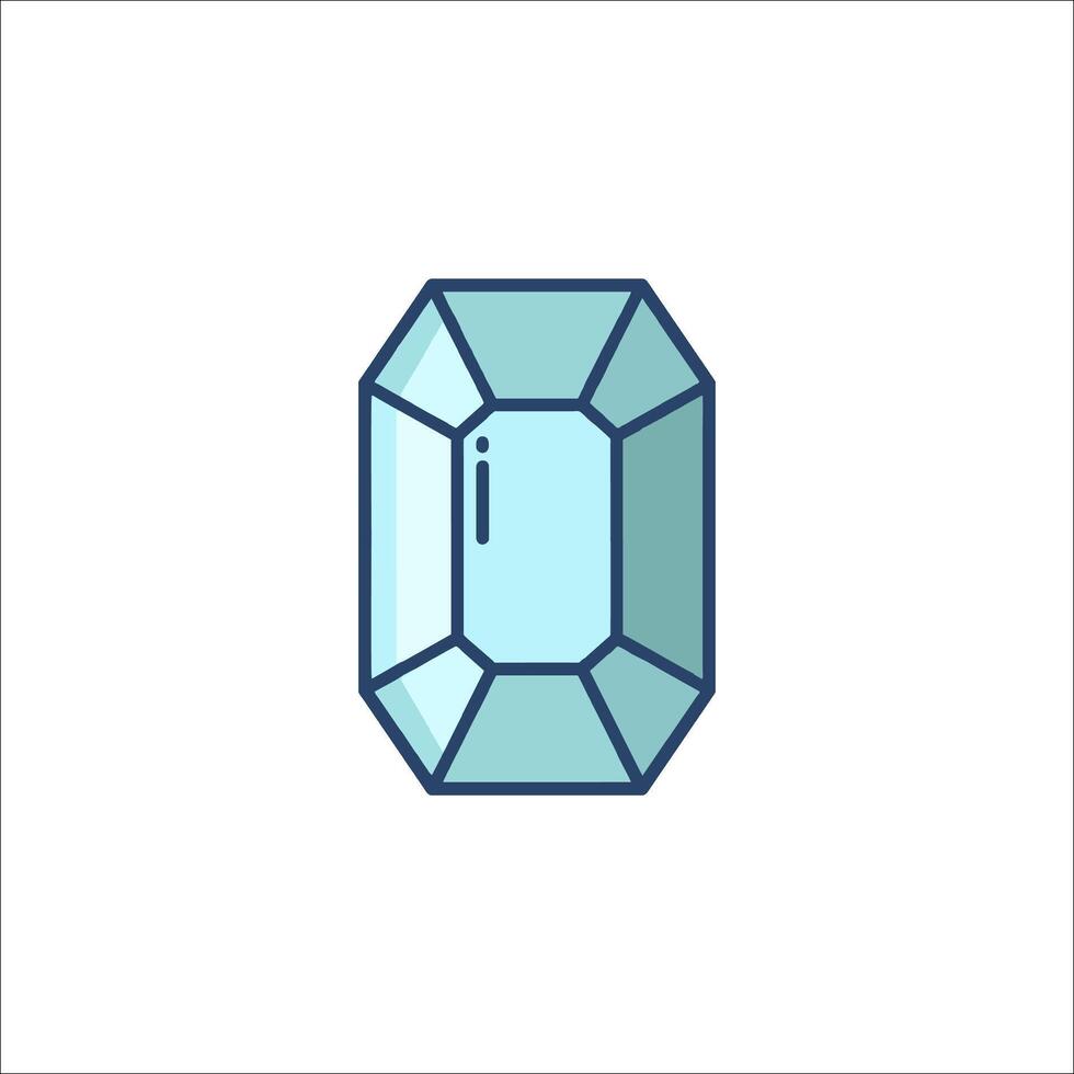 Diamond icon illustration vector