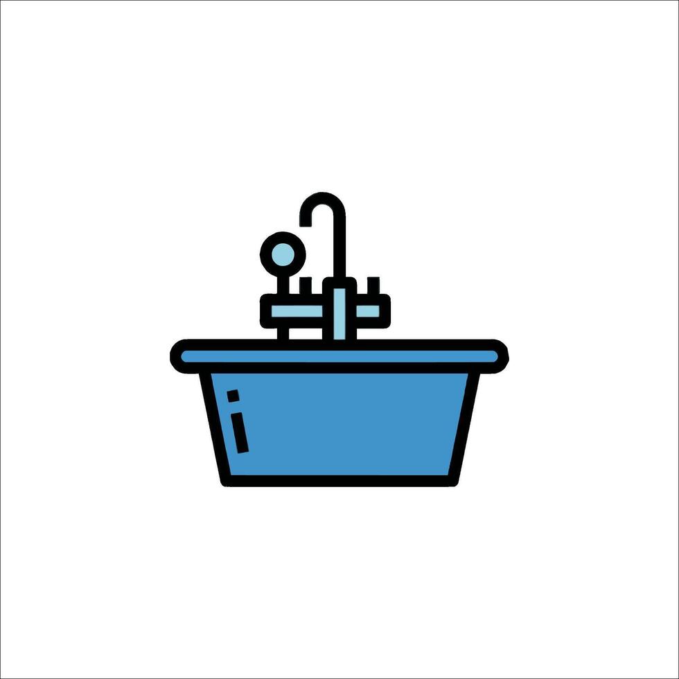 Bathroom icon, line icon, bathroom, bathroom icon, bathroom icon, bathroom icon, bathroom vector