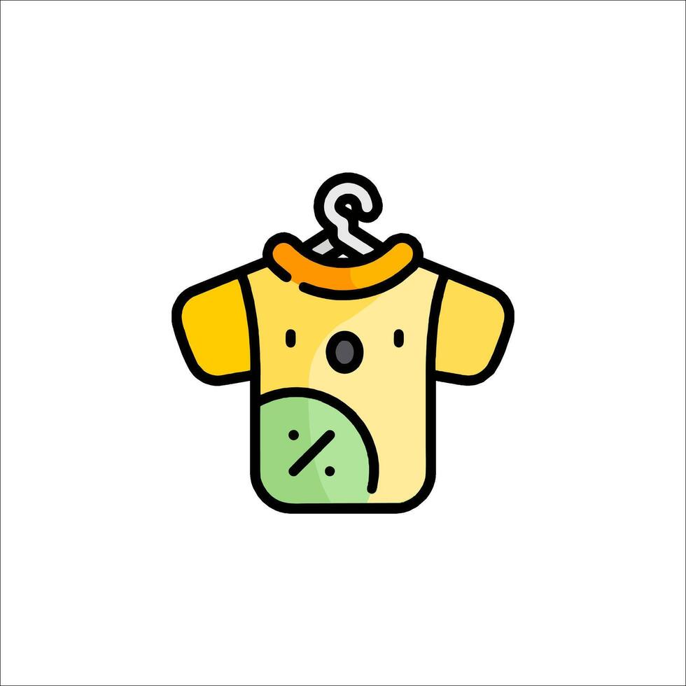 A yellow t - shirt with a green face on it vector