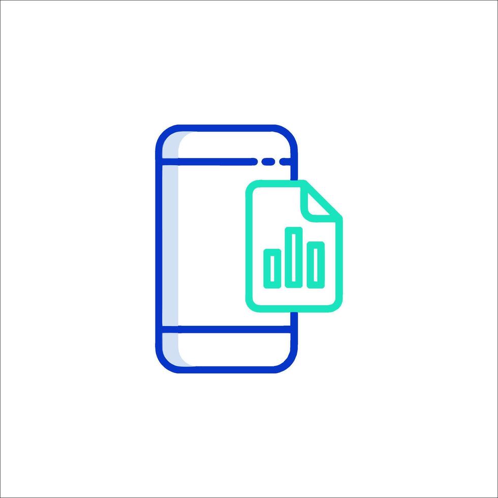 Mobile phone icon vector