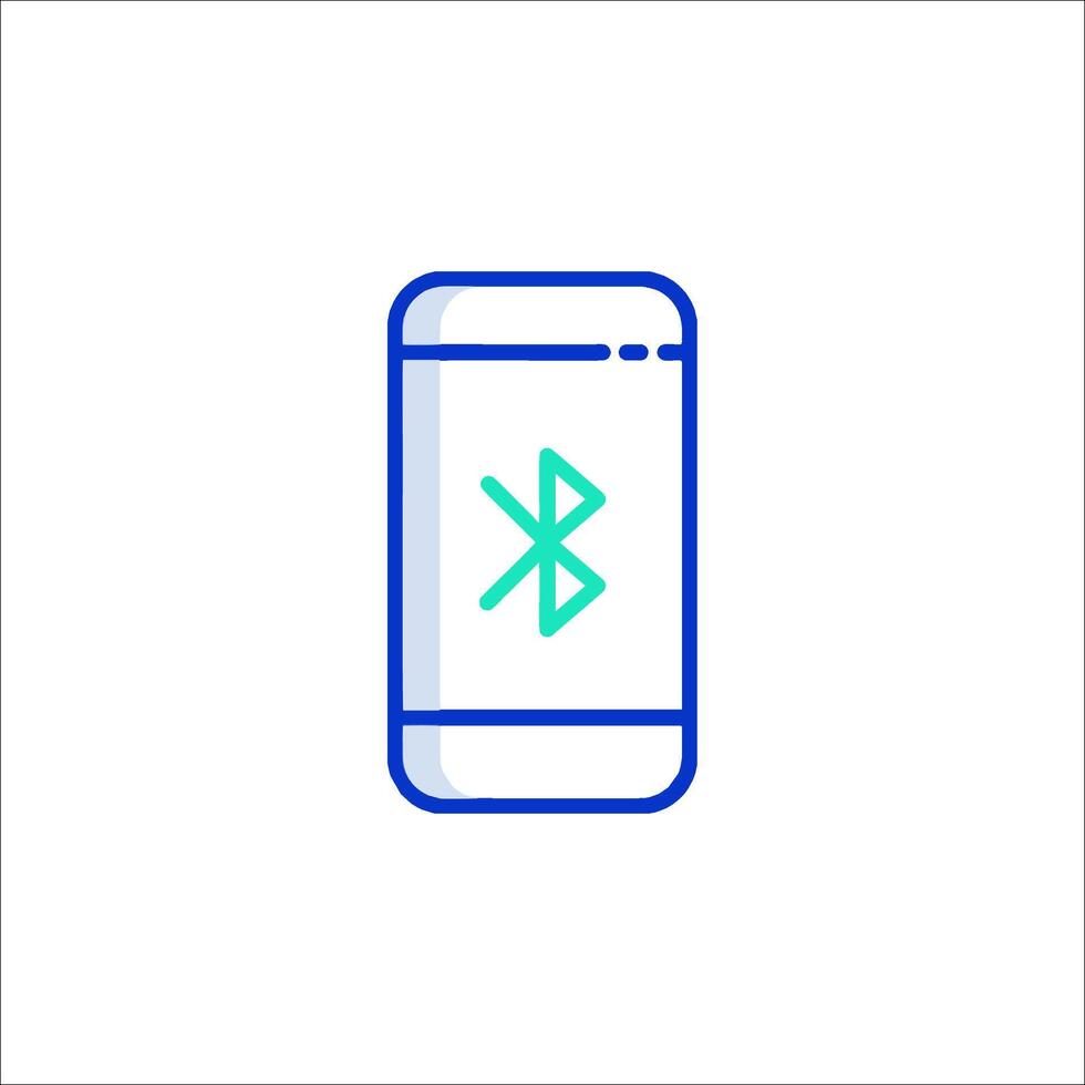 Bluetooth icon illustration vector