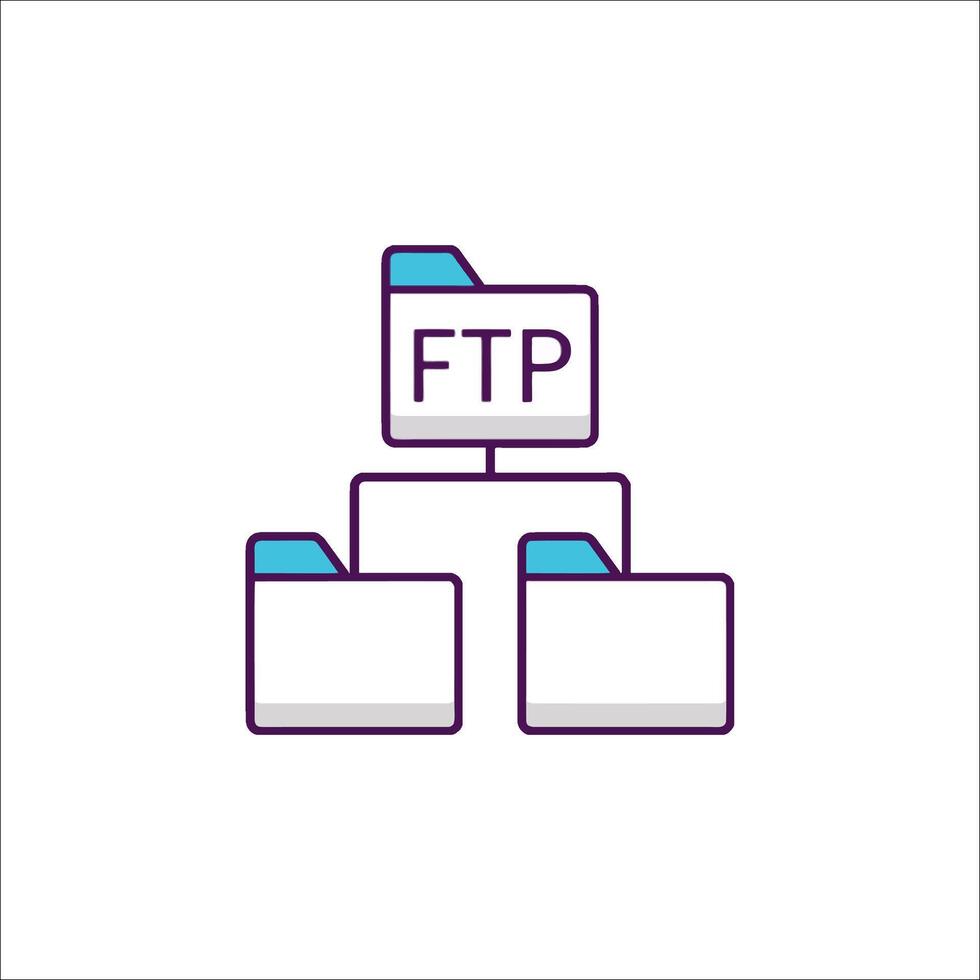 Ftp file transfer protocol vector