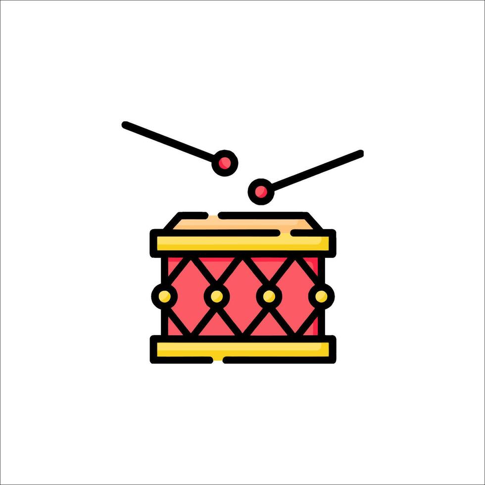 Drum icon, drum line icon, drum line icon, drum line icon, drum line icon vector