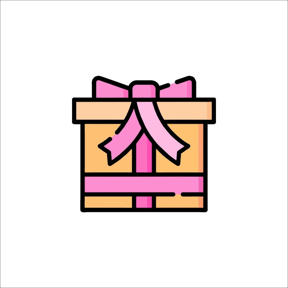 Gift box icon illustration vector