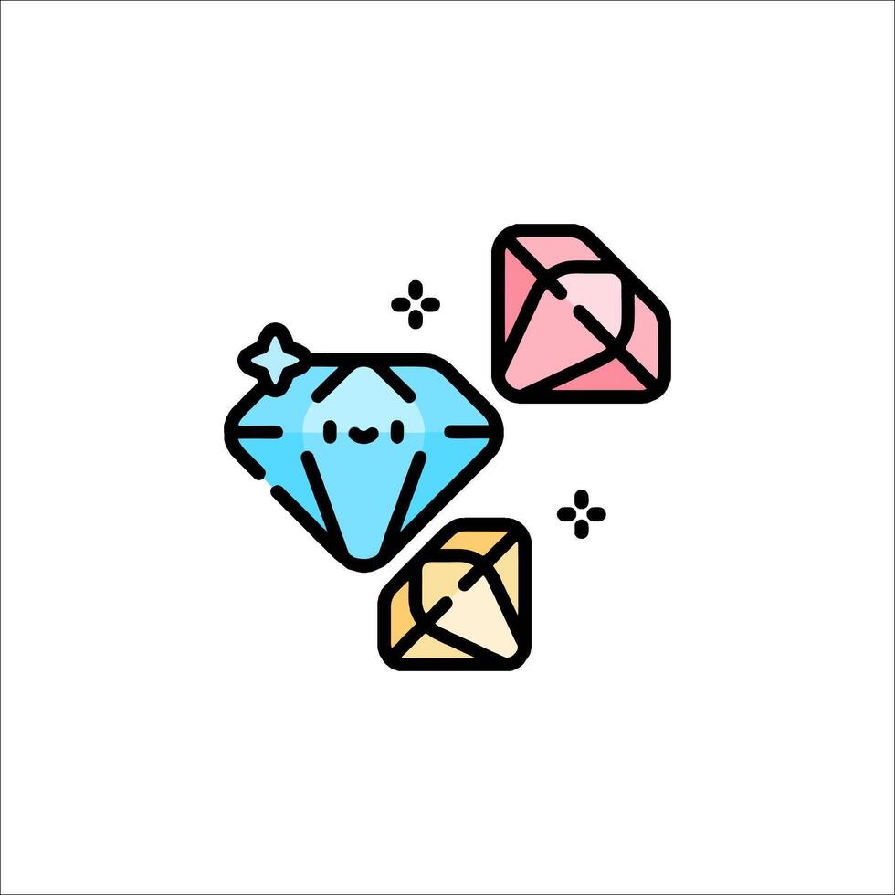 diamonds icon illustration vector