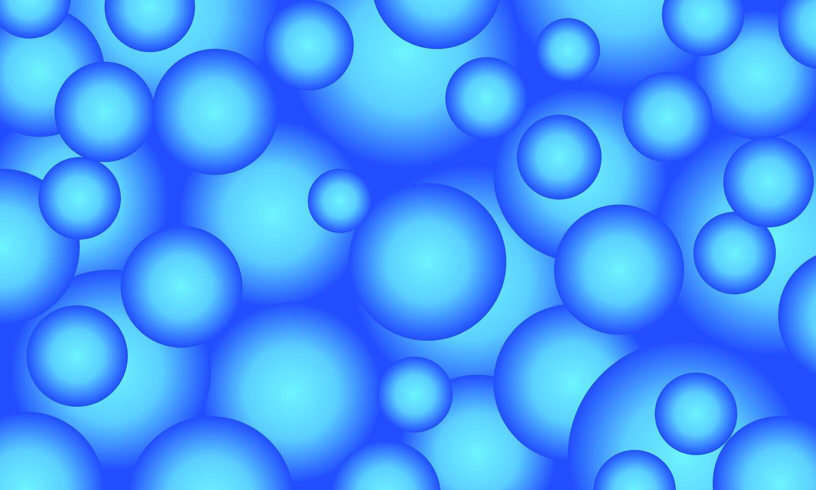 Glowing blue bokeh circles create a bright, blurred, abstract background for holiday designs vector