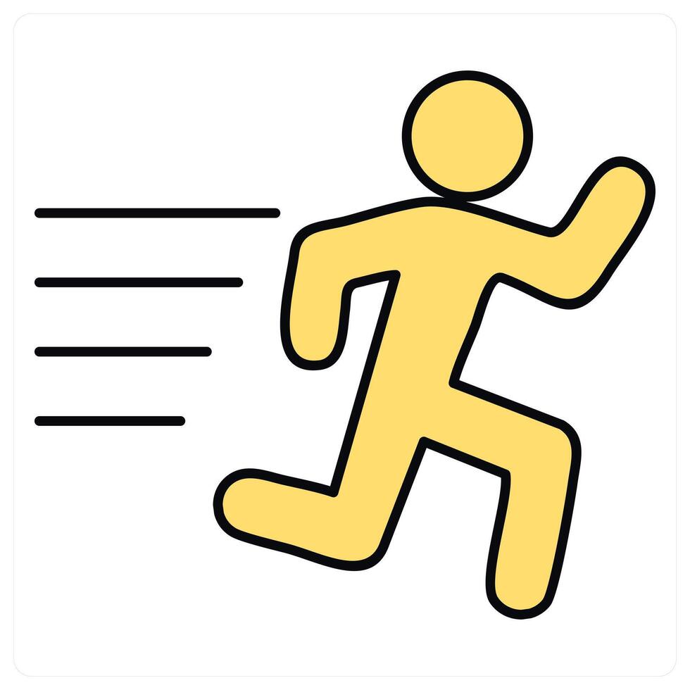Running and sports icon concept vector
