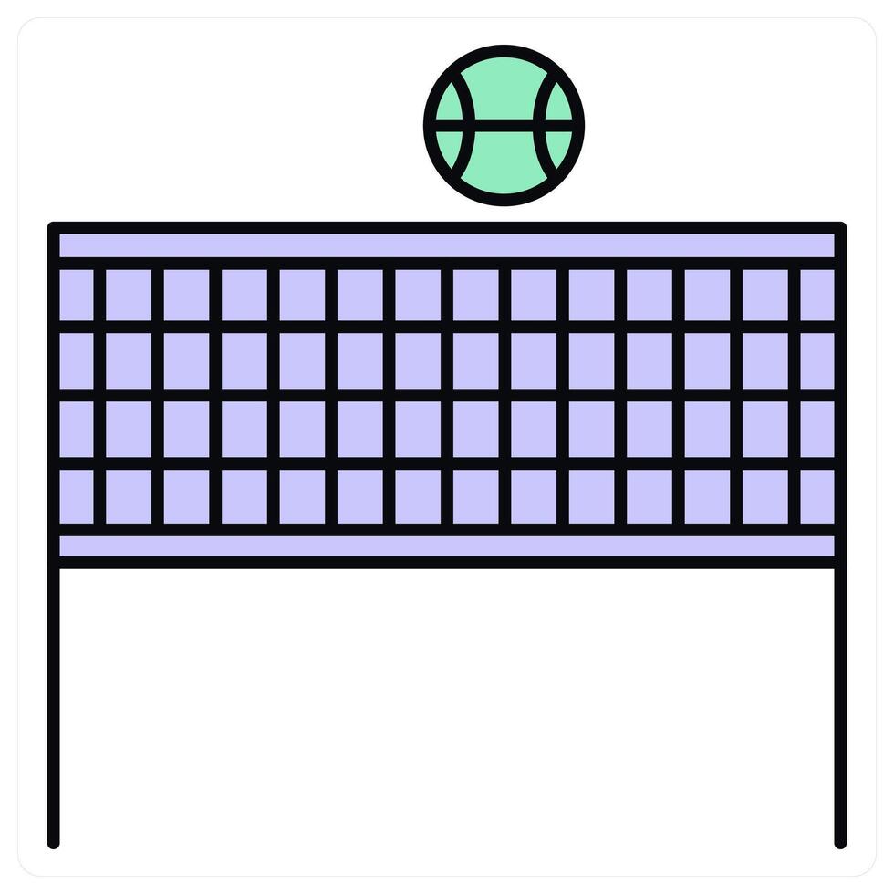 Basket Ball Net and goal net icon concept vector
