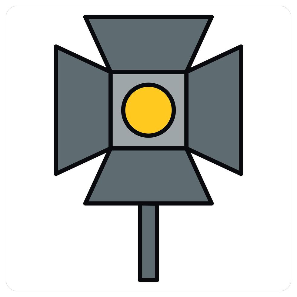 Camera Flash and shutter icon concept vector