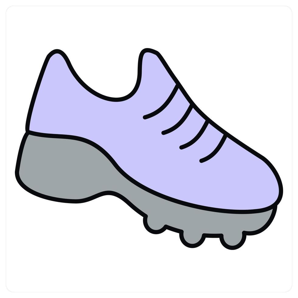 Sport Shoes and sneakers icon concept vector