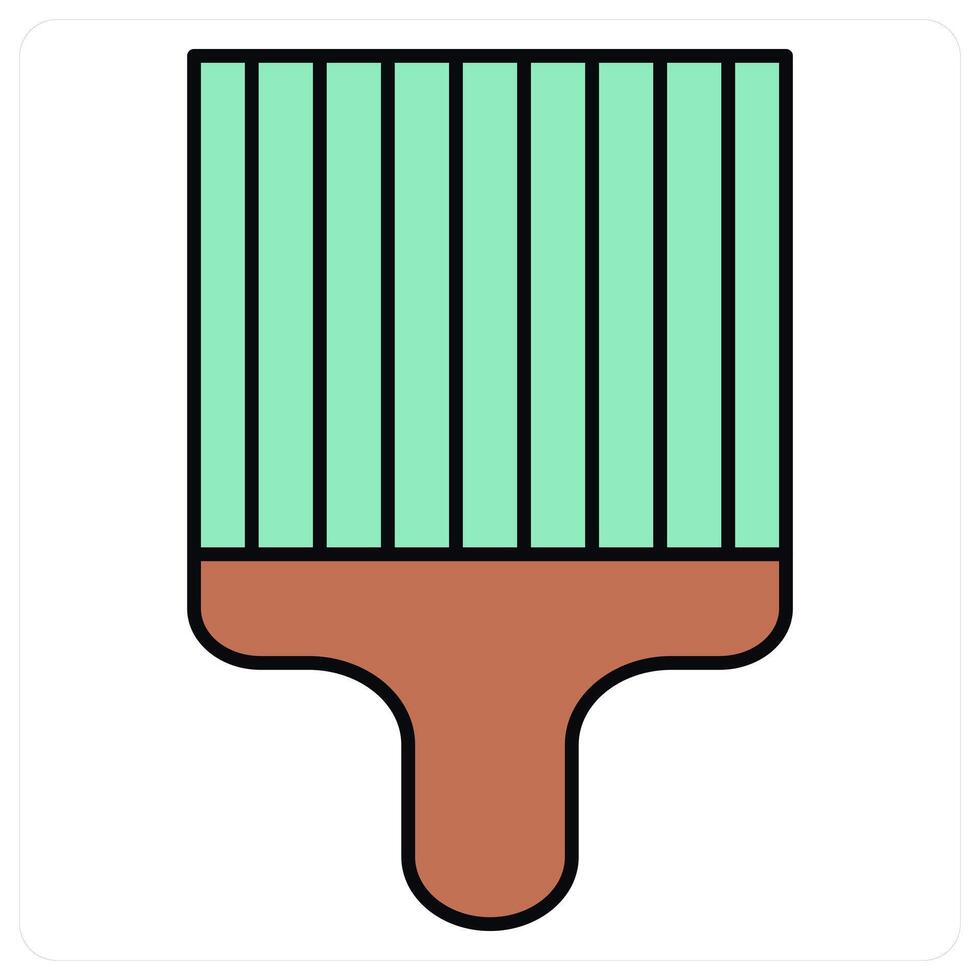 Paint Brush and brush icon concept vector
