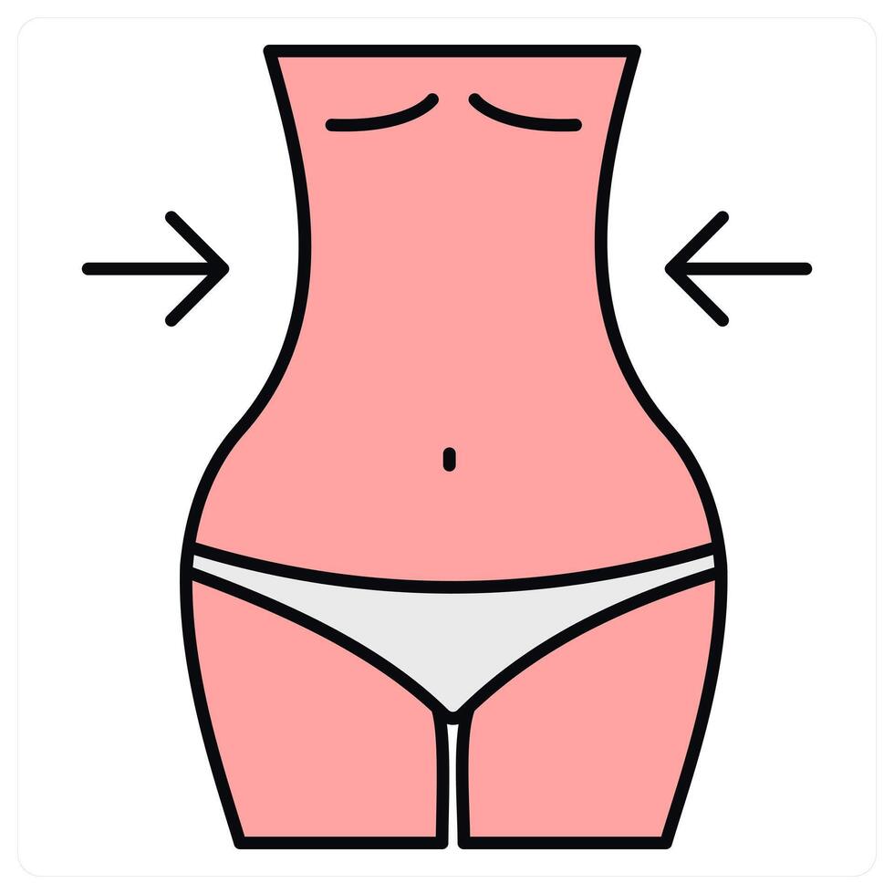 Weight Lose and scale icon concept vector