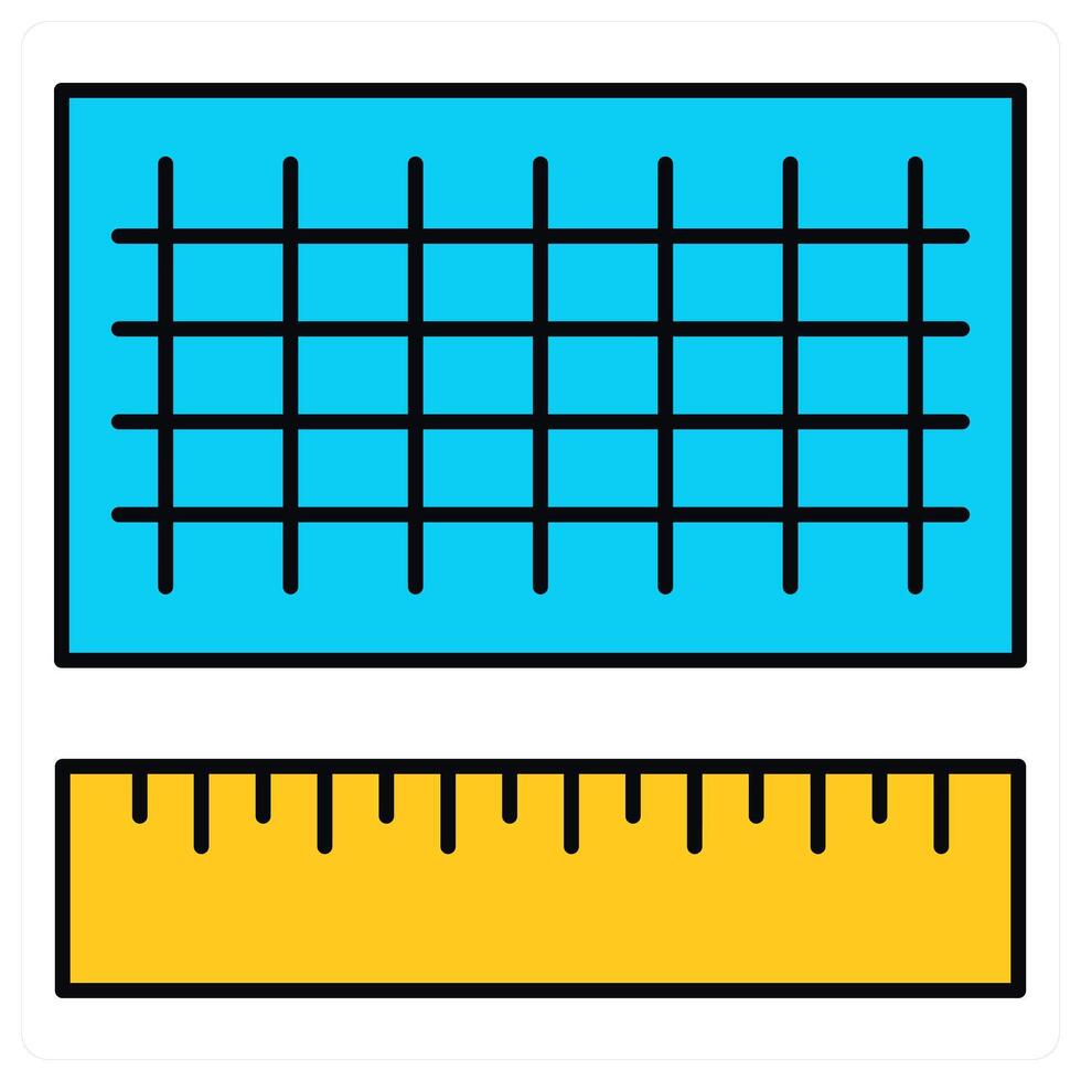 Measure Scale and scale icon concept vector