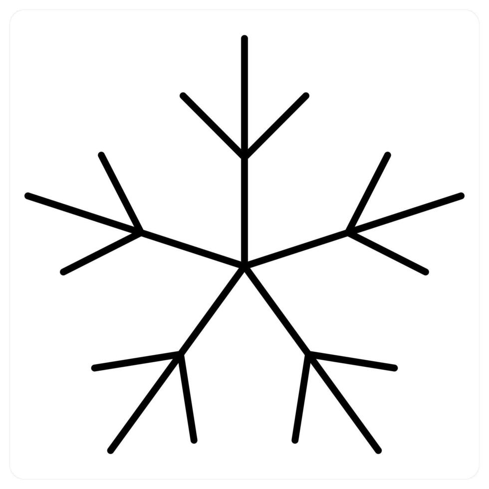 Snowflake and snow icon concept vector