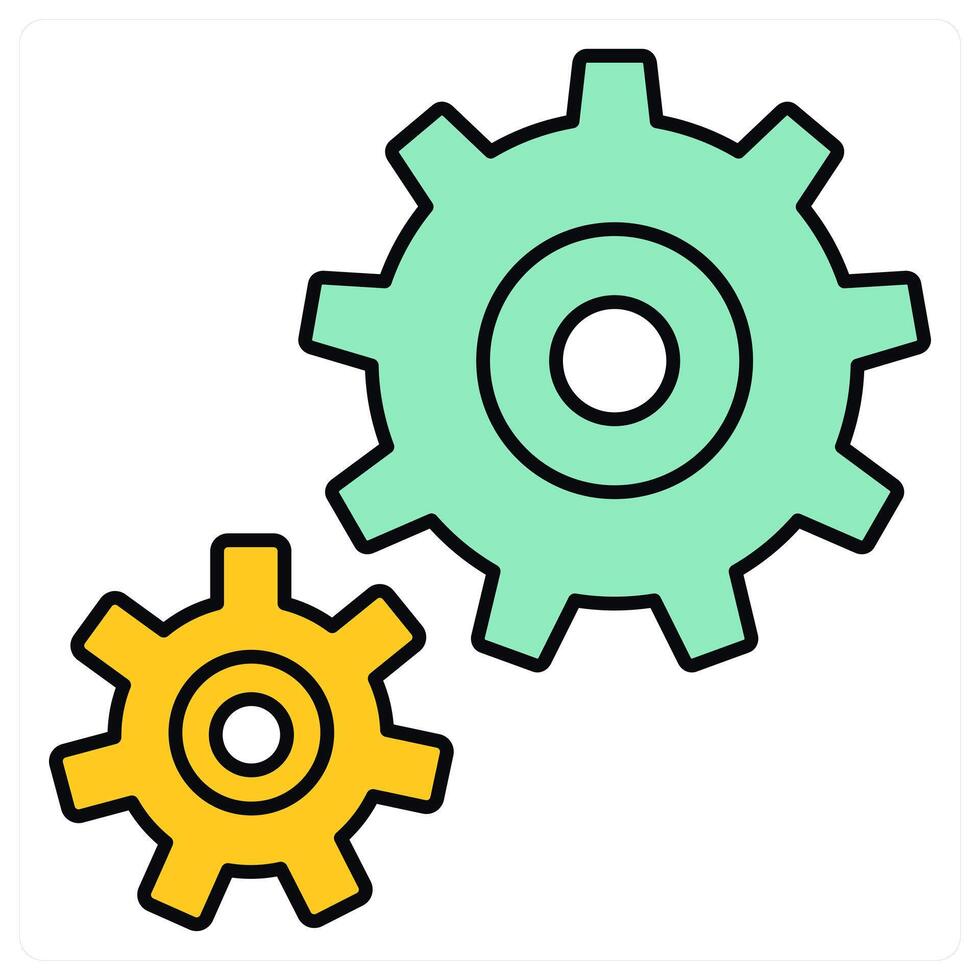 Settings and gear icon concept vector