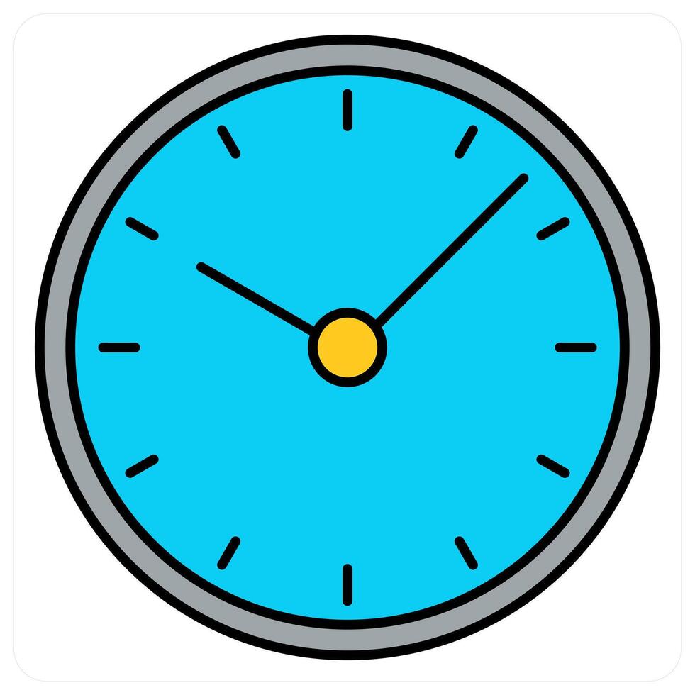 Clock and timer icon concept vector