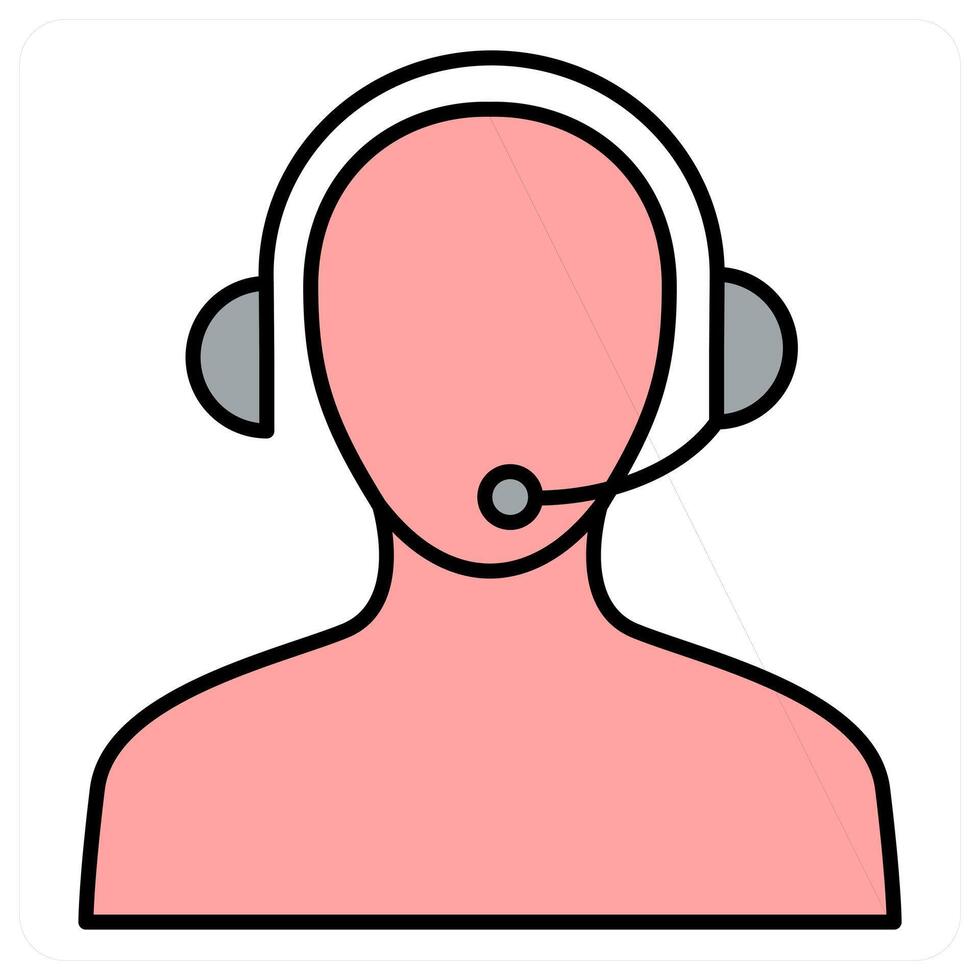 Customer Care and support services icon concept vector