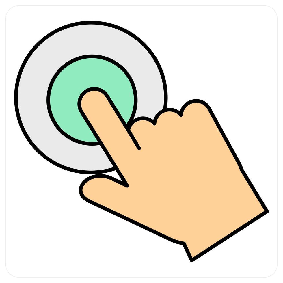 Gesture and finger icon concept vector