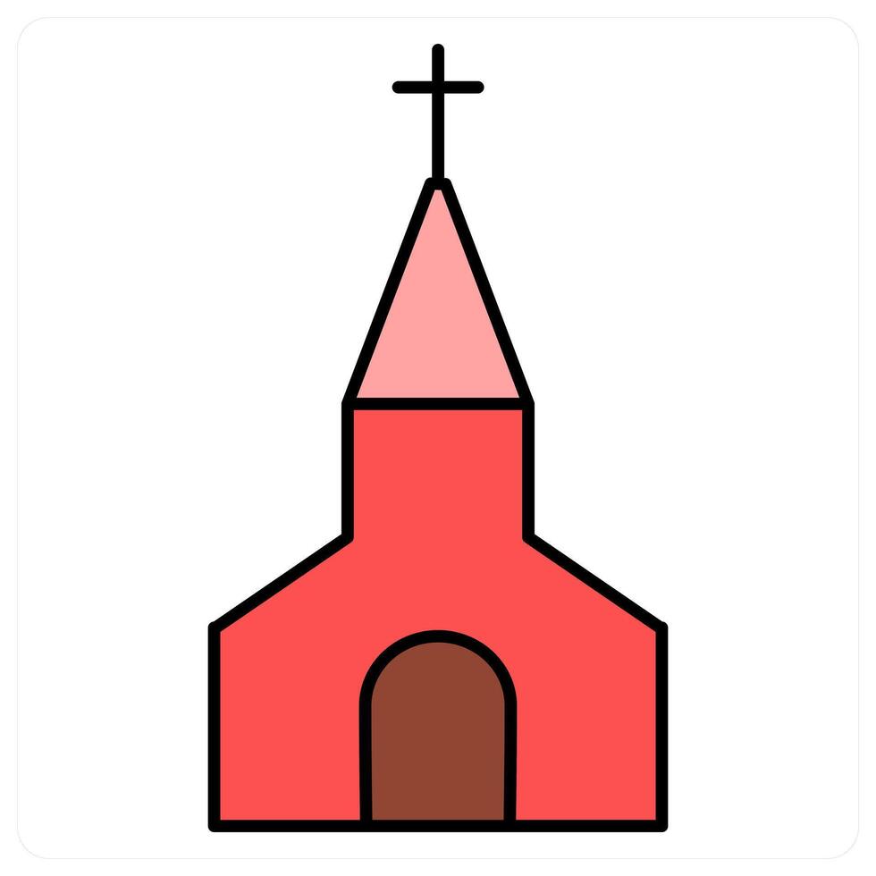 Church and religion icon concept vector