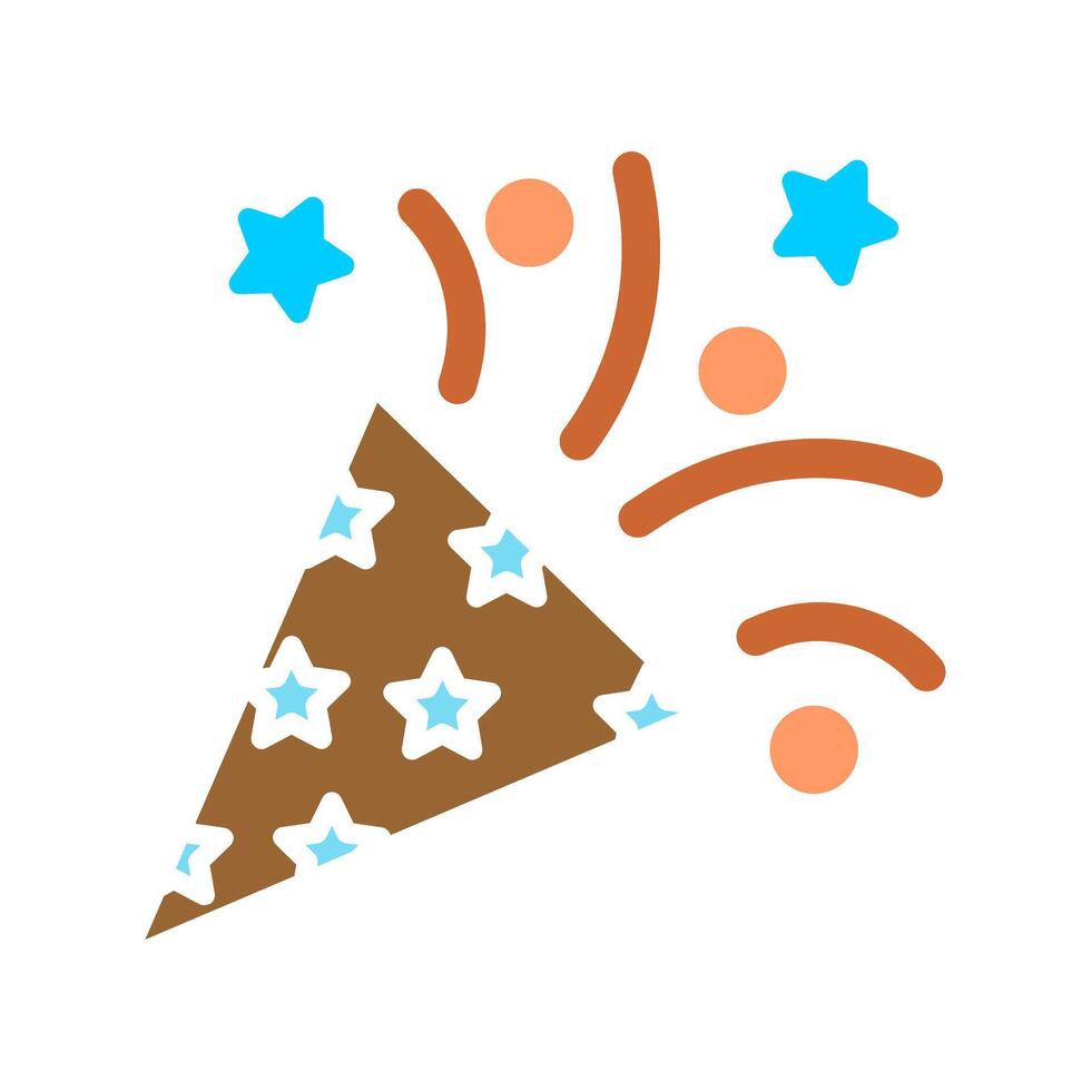 Confetti Icon Design vector