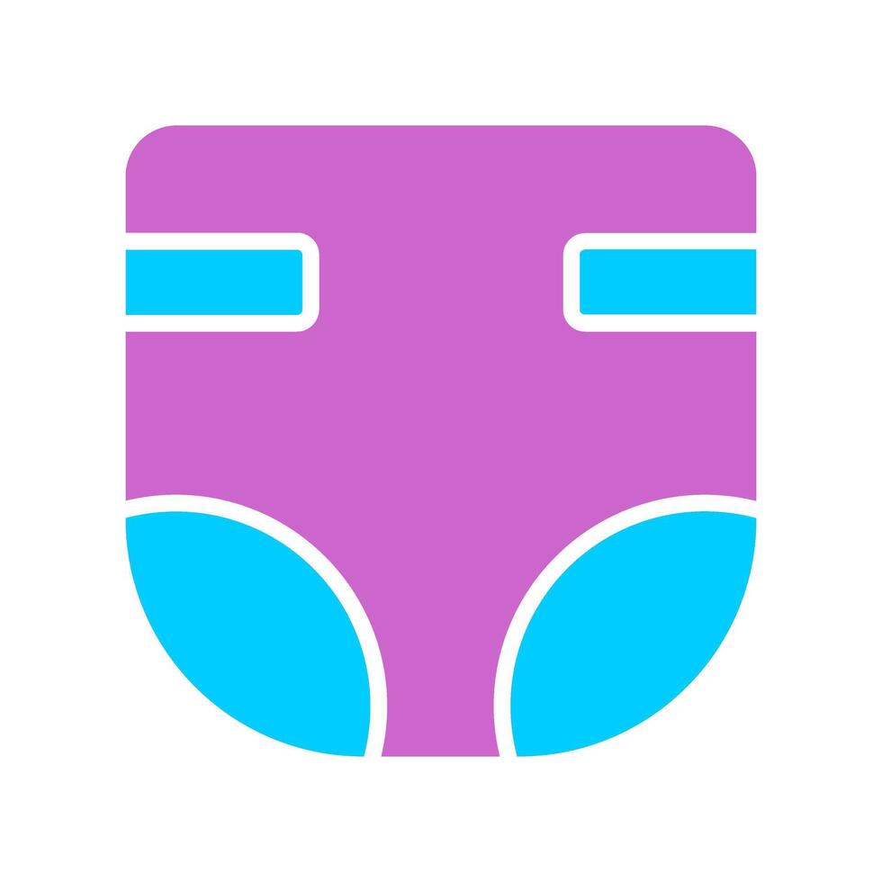 Diaper Changing Icon Design vector