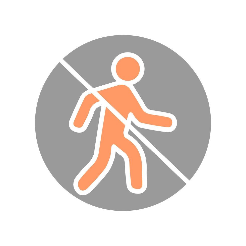 No Entry Sign Icon Design vector