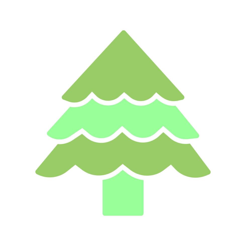 Christmas Tree Icon Design vector