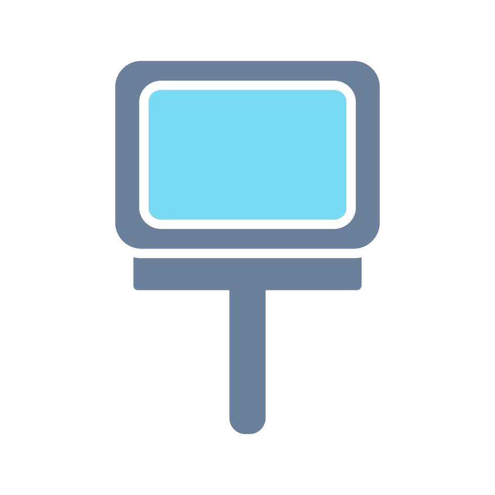 Billboard Icon Design vector