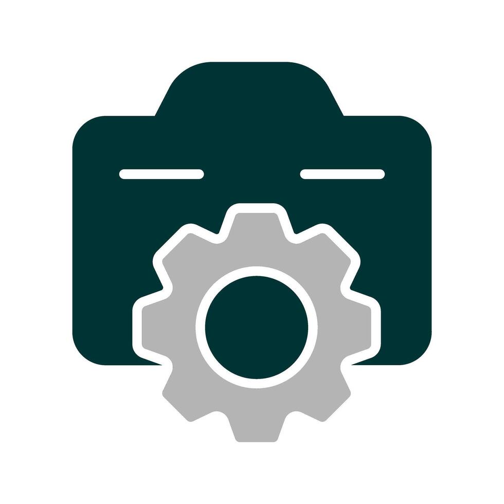 Photo Gear Icon Design vector