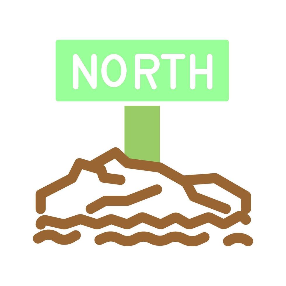 Northpole Icon Design vector