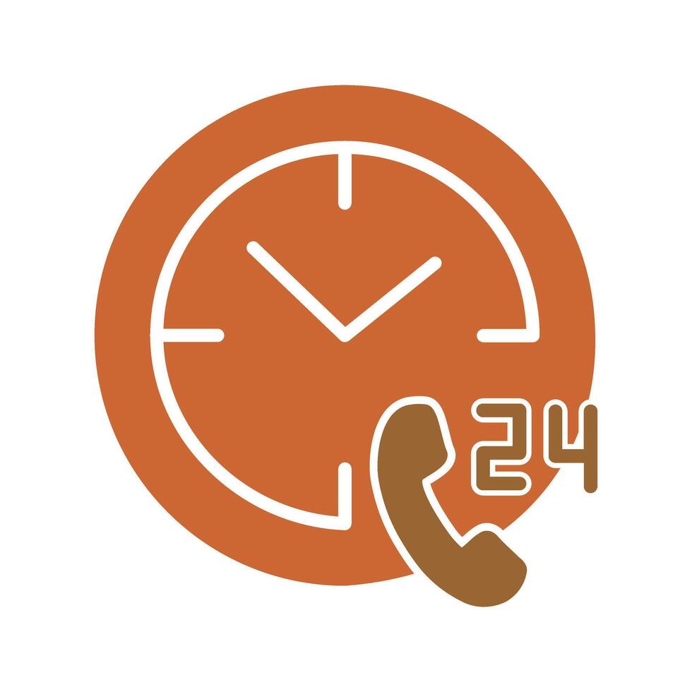 Phone Assistance Icon Design vector