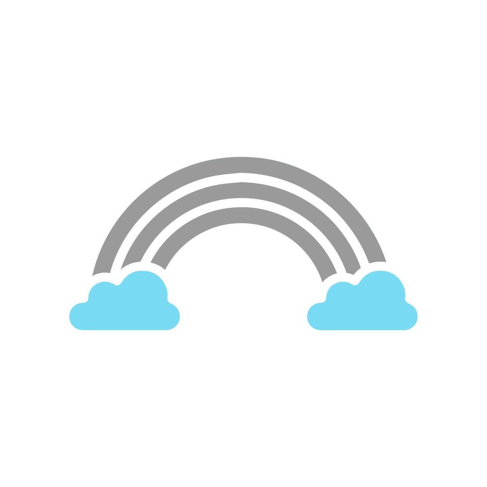 Rainbow Icon Design vector