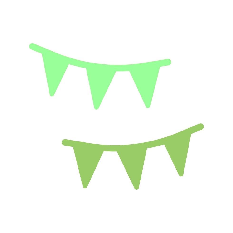 Streamers Icon Design vector