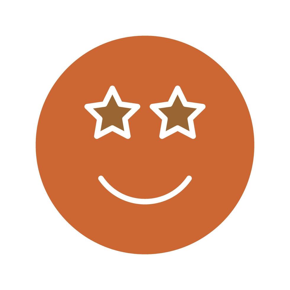 Star-Struck Icon Design vector