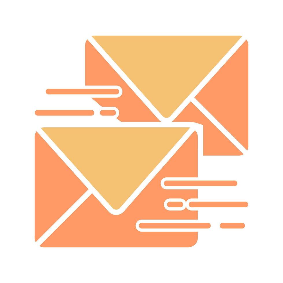 Sent Mail Icon Design vector