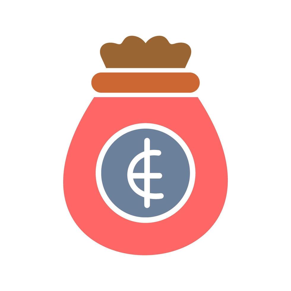 Money Bag Icon Design vector
