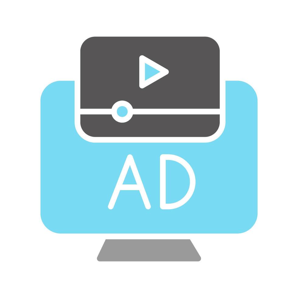 Ad Icon Design vector