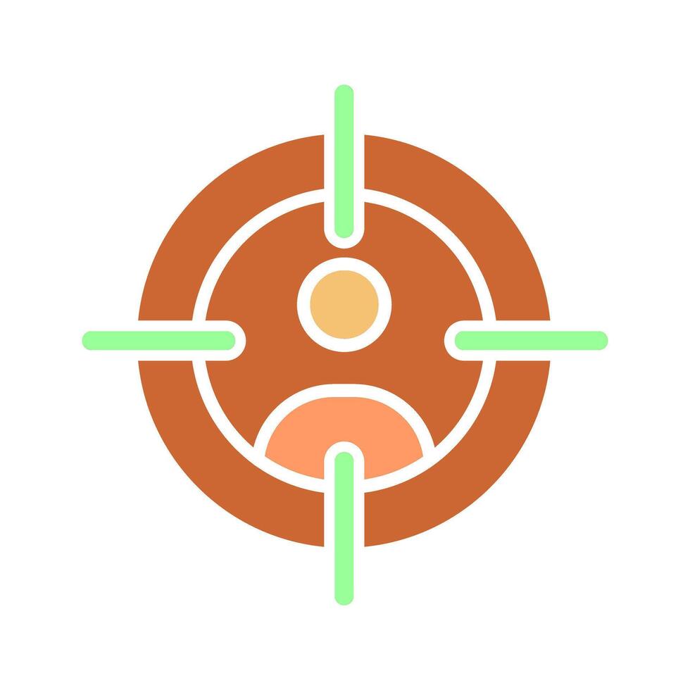 Target Audience Icon Design vector